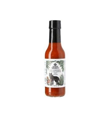 QUEEN MAJESTY RED HABANERO & BLACK COFFEE HOT SAUCE