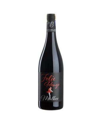 FOLIE ROUGE MALBEC COTES DE BLAYES BORDEAUX, VIGNOBLE BORCEAU 2018