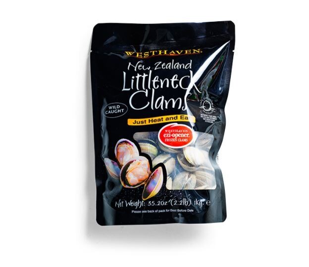 LITTLE NECK CLAMS - $22 PER PACK - NZL