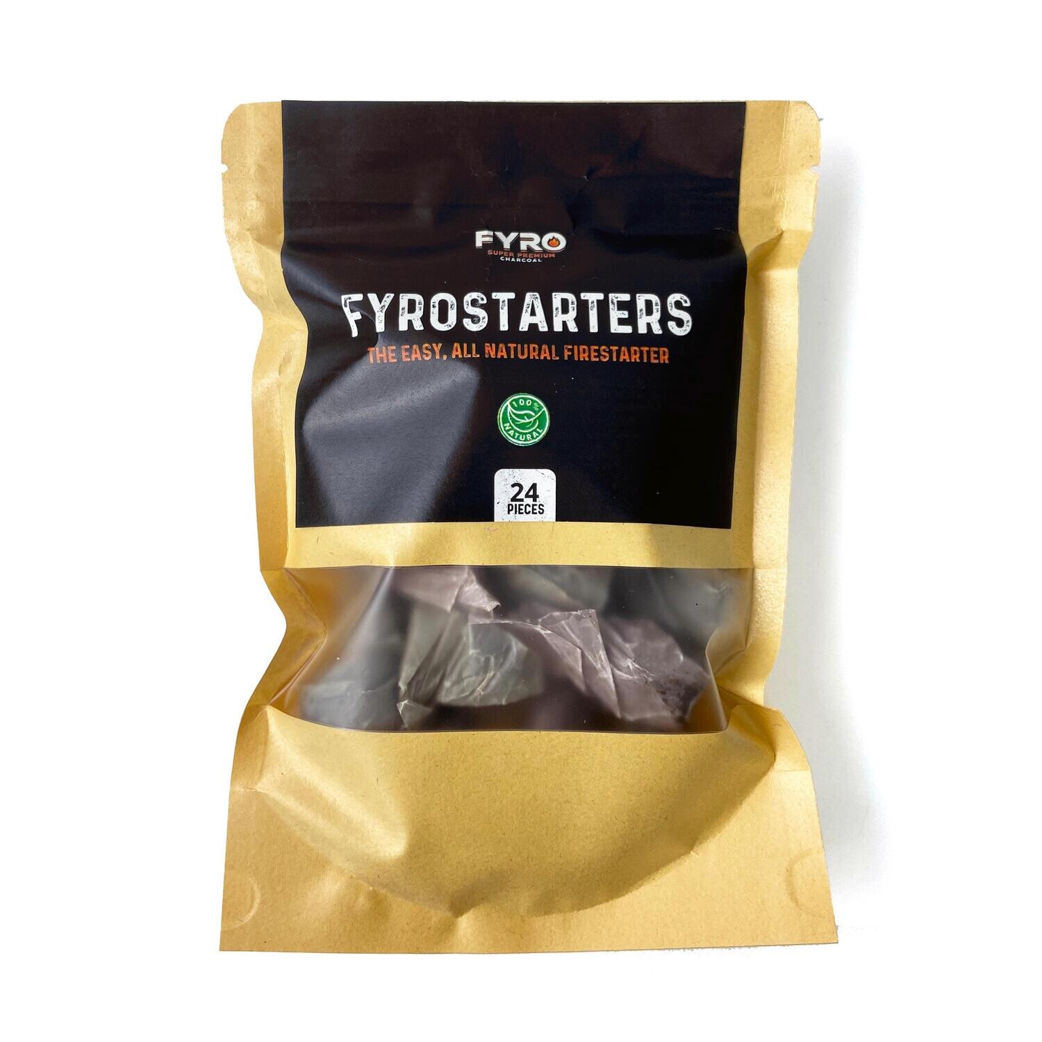 NATURAL FIRE STARTERS - 24 PIECES PER PACK