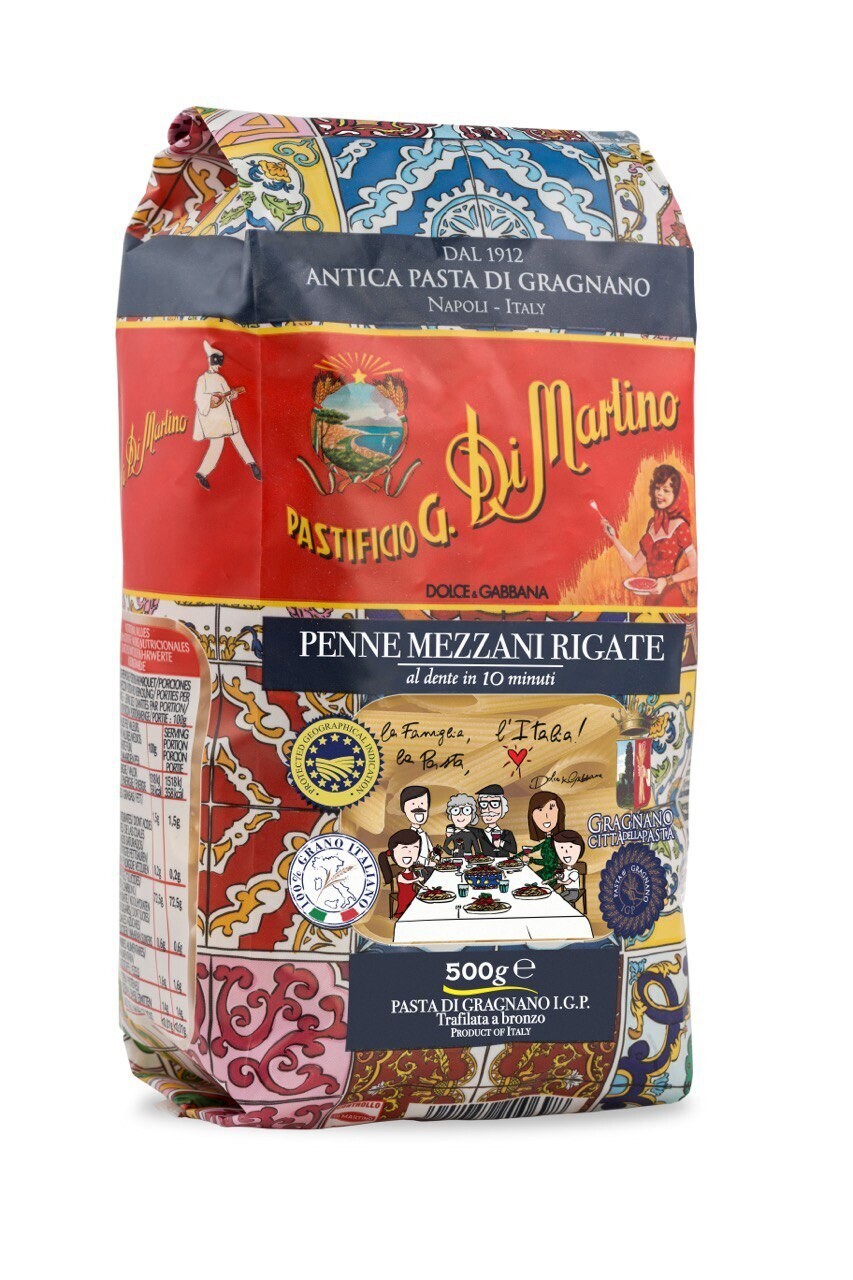 DI MARTINO, DOLCE &amp; GABBANA - PENNE MEZZANI RIGATE 500 GMS