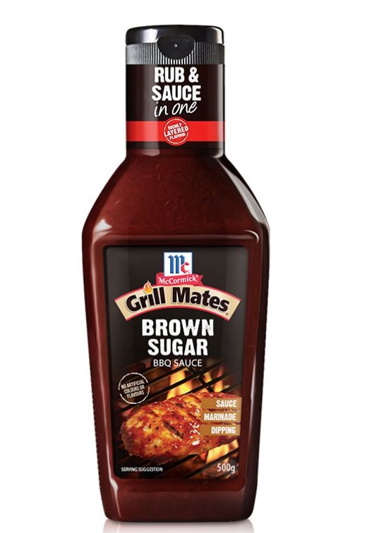 MCCORMICK BROWN SUGAR BBQ SAUCE, 500GM