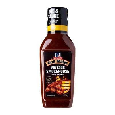 MCCORMICK VINTAGE SMOKEHOUSE BBQ SAUCE, 500GM