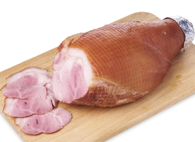 SMOKED COOKED BONE IN GAMMON HAM - $3.00 PER 100 GMS - ~> 4 kg ( PRE-ORDER REQUIRED. CUT OFF DATE 19TH DEC) SMOKED COOKED BONE IN GAMMON HAM - $3.00 PER 100 GMS - ~> 4 kg ( PRE-ORDER REQUIRED. CUT OFF DATE 19TH DEC)