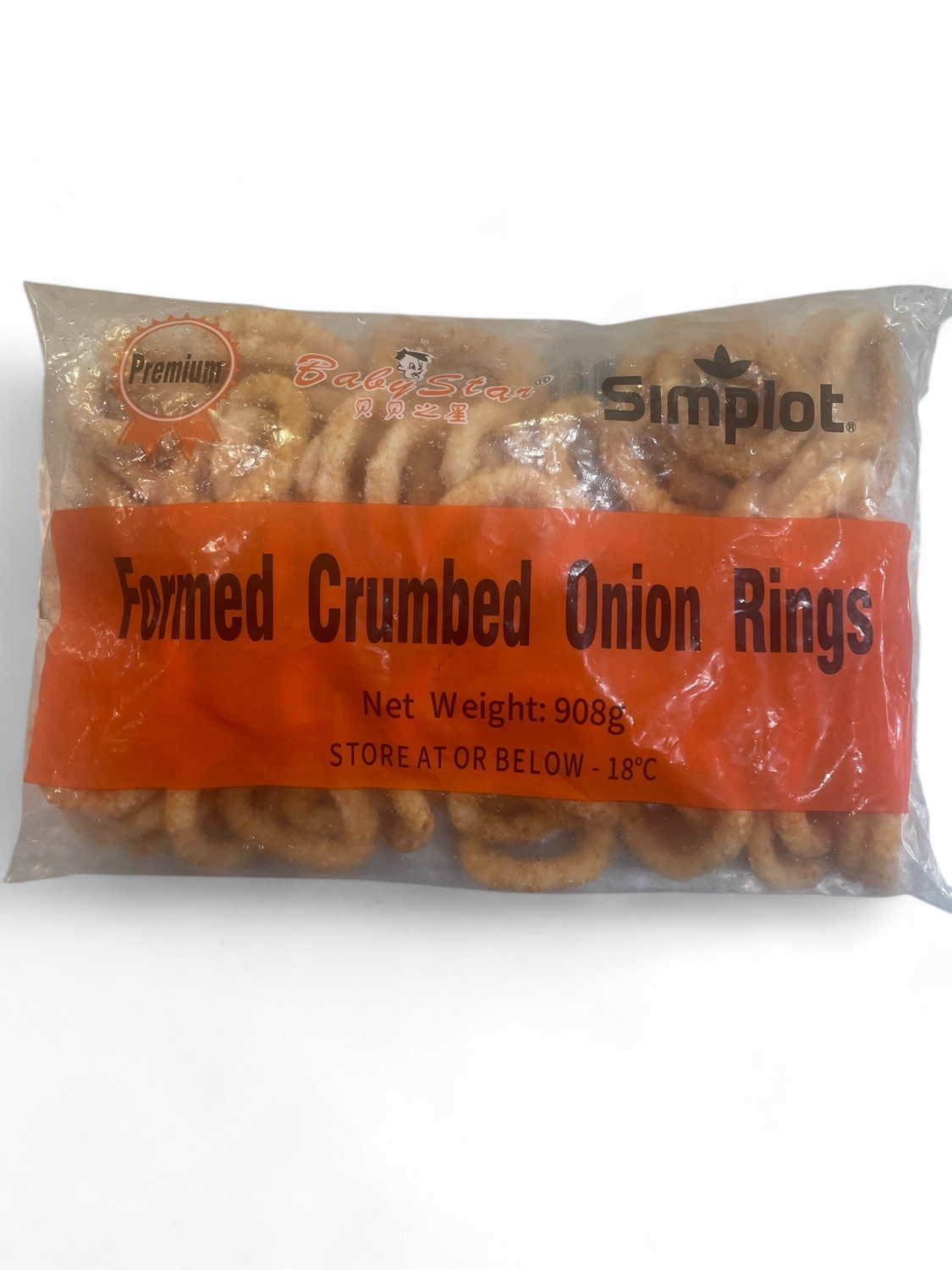 CRUMBED ONION RINGS - 908GM