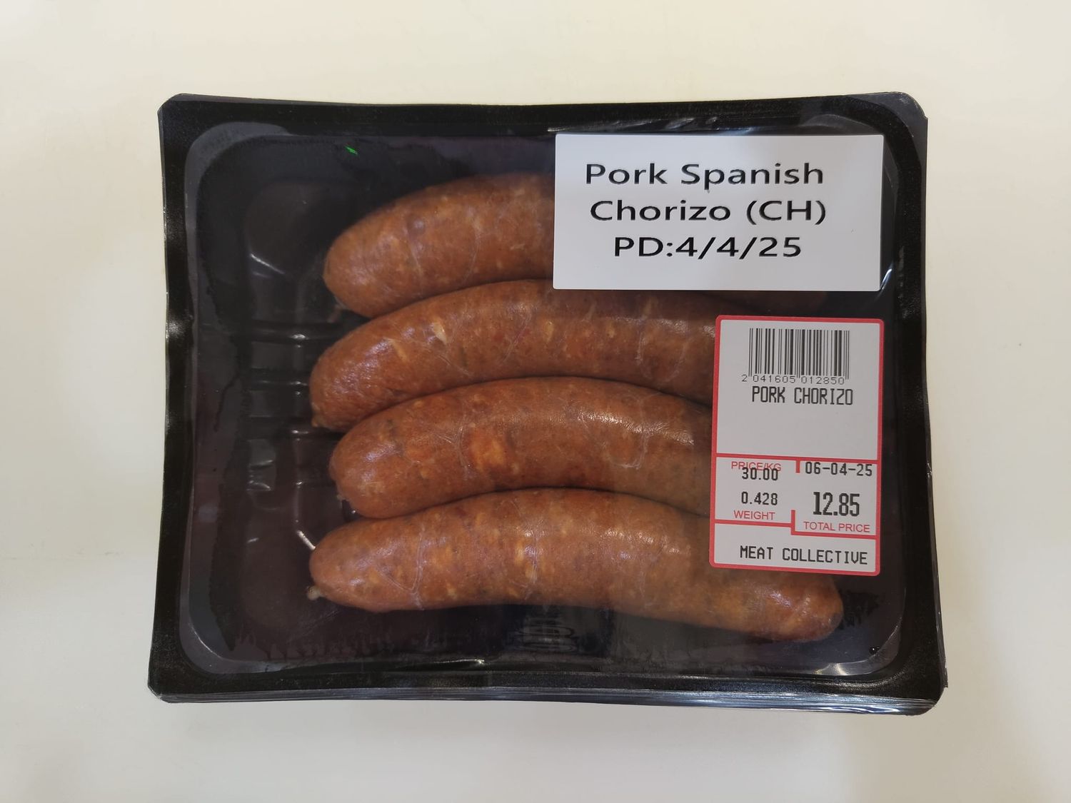 PORK SPANISH CHORIZO SAUSAGE - $3.00 PER 100 GMS