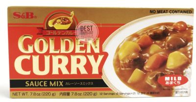 S&amp;B GOLDEN CURRY MILD  - 220 GMS