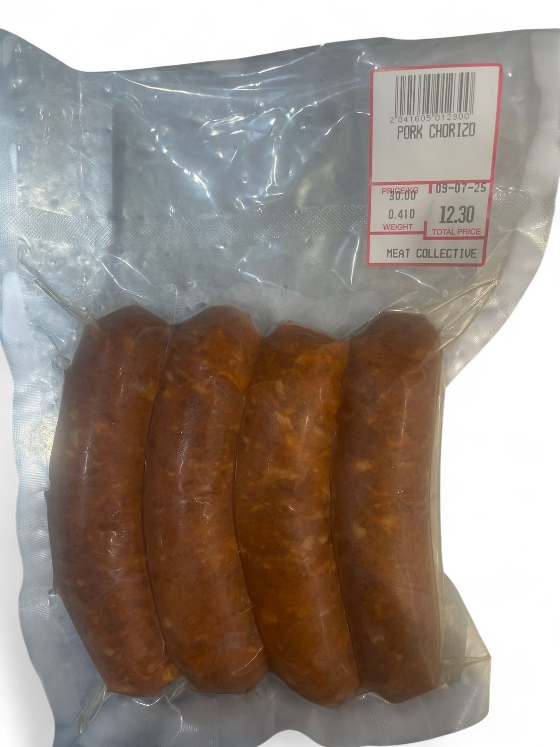 PORK CHORIZO - $3.00 PER 100 GMS
