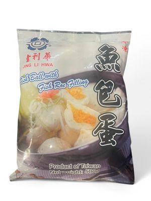 JING LI HWA FISH BALL W FISH ROE - 500GM