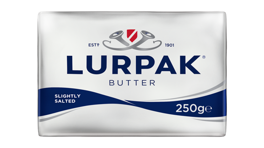 LURPAK DANISH BUTTER SLIGHTLY SALTED - $6.50 LURPAK DANISH BUTTER SLIGHTLY SALTED - $6.50