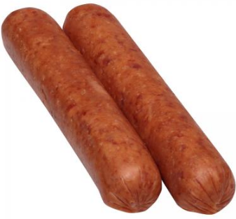 SMOKED BEEF SAUSAGES - $3.30 PER 100 GMS