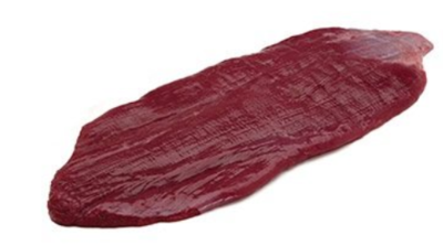 VENISON FLANK STEAK - $5.50 PER 100 GMS - NZL