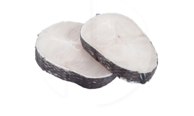 SNOW COD FISH STEAK -$8.00 PER 100 GMS