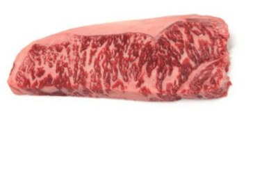WAGYU STRIPLOIN MBS 6/7 - AUSTRALIA 400 DAYS GRAINFED - $10.90 PER 100 GMS (FULL BLOOD WAGYU) WAGYU STRIPLOIN MBS 6/7 - AUSTRALIA 400 DAYS GRAINFED - $10.90 PER 100 GMS (FULL BLOOD WAGYU)
