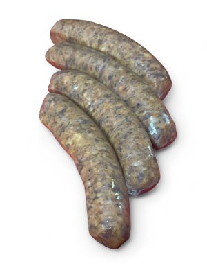 BEEF MERLOT &amp; CRACKED PEPPER SAUSAGE - $3.30 PER 100 GMS