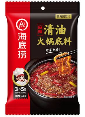 HAI DI LAO HOT POT - MALA HOT SPICY SAUCE SOUP BASE -220 GMS PER PACK HAI DI LAO HOT POT - MALA HOT SPICY SAUCE SOUP BASE -220 GMS PER PACK