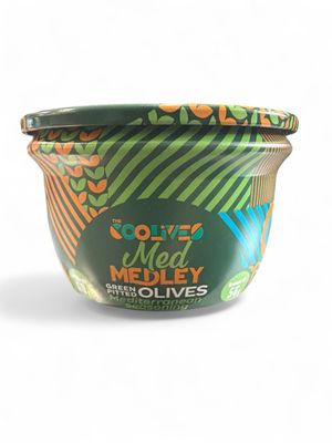 THE COOLIVES PITTED GREEN OLIVES - MEDITERRANEAN SEASONING THE COOLIVES PITTED GREEN OLIVES - MEDITERRANEAN SEASONING