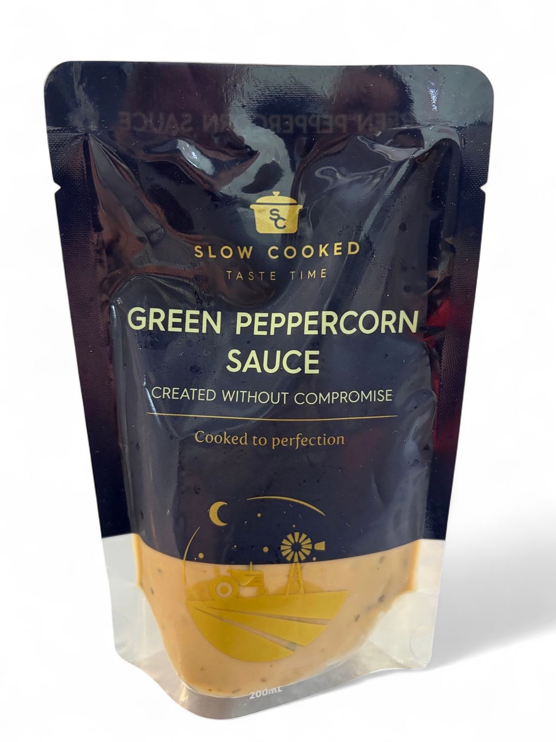 SLOW COOKED GREEN PEPPERCORN SAUCE SLOW COOKED GREEN PEPPERCORN SAUCE
