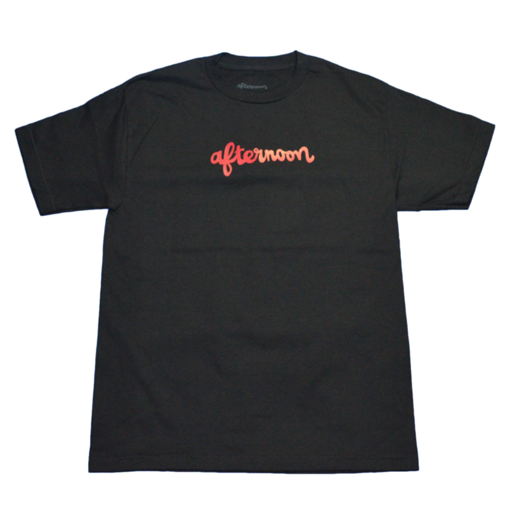 Script Tee - Black