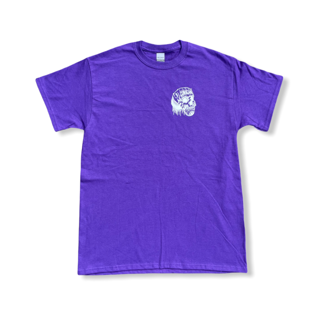 Single Skull Purple Tee