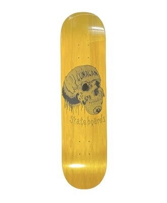 Gold Skull Popsicle (Yellow) - Comacan Skateboards