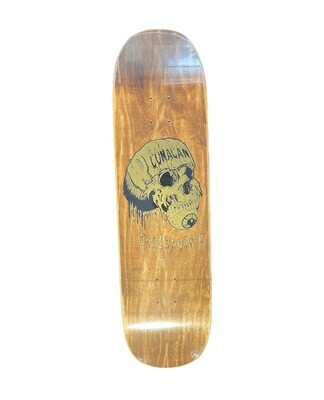 Gold Skull Sickle (Brown) - Comacan Skateboards