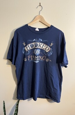 "Hooked on Fishing"- Graphic Tee