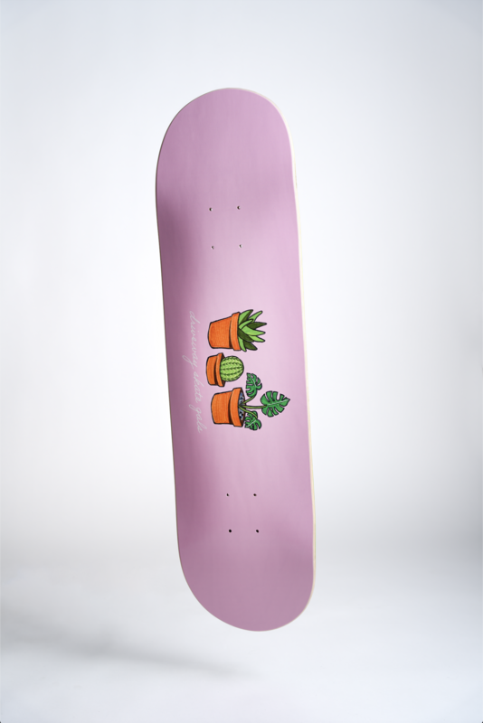 Skate Gals Plant Deck