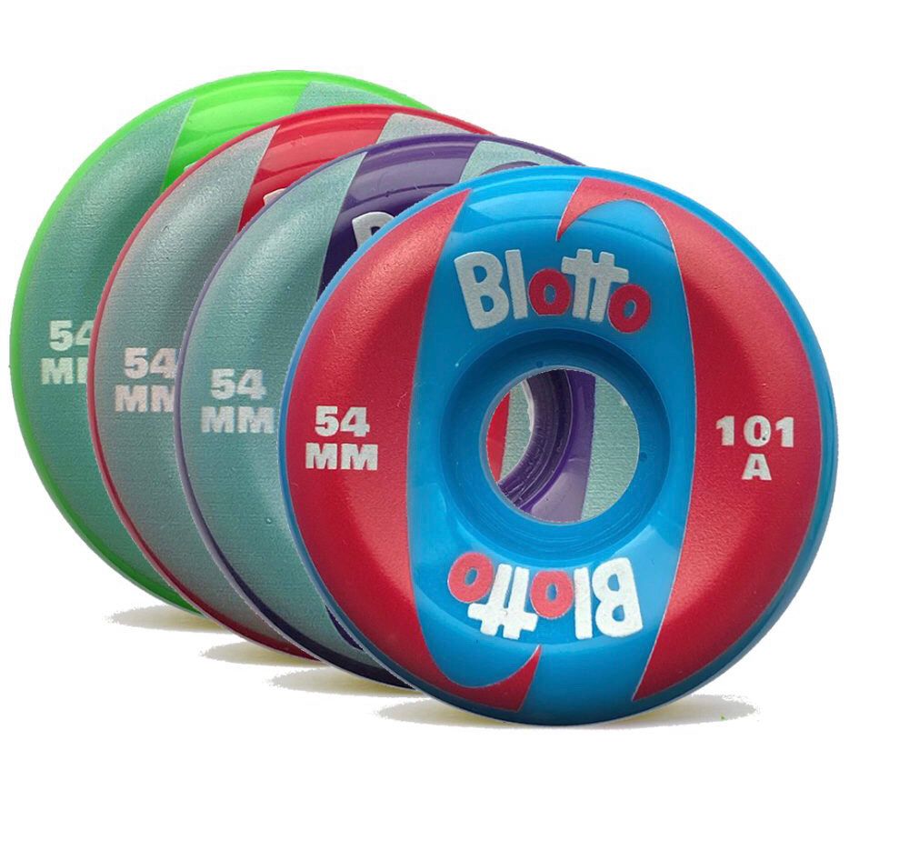 Blotto Wheels, Dark Party Pack 54’s, 54mm 101a Wheels