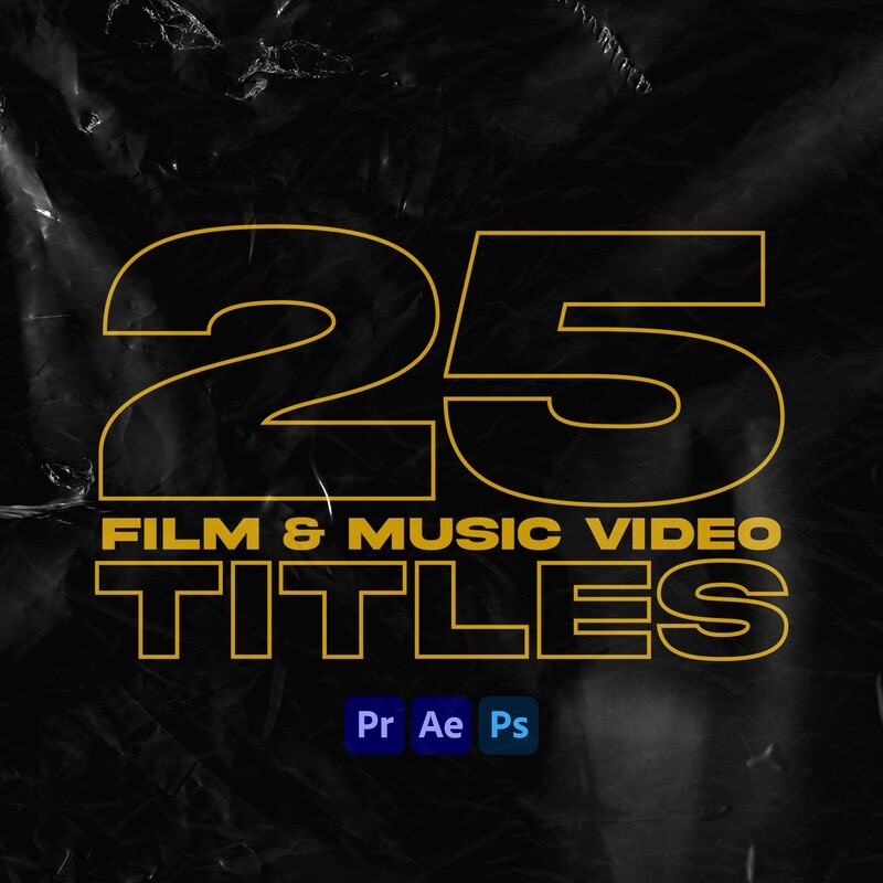 25 Film &amp; Music Video Title Sequences - V1