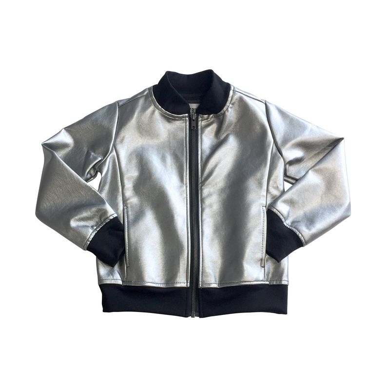 Bomberjack SHARON Zilver Metallic Bomberjack SHARON Zilver Metallic