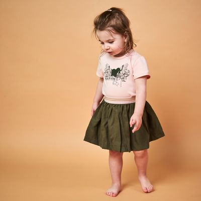 Rokje kakigroen Tencel Rokje kakigroen Tencel