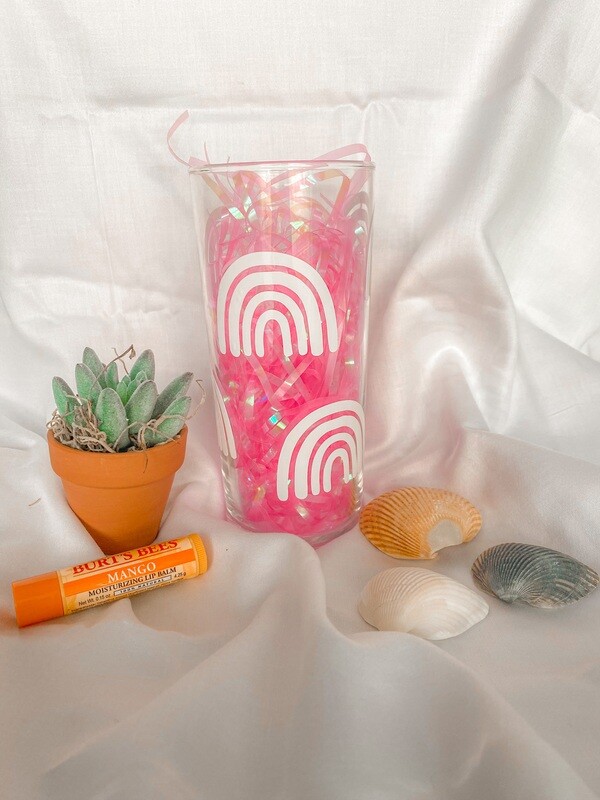Rainbow Glass Cup