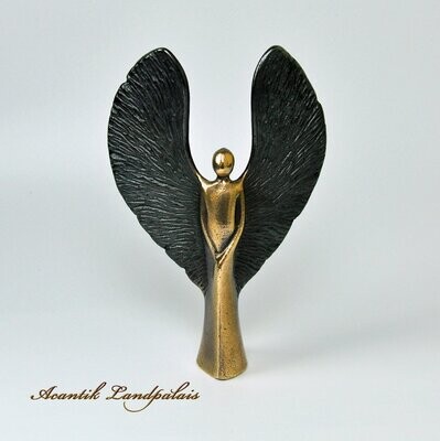 Bronze Engel Figur Statue Skulptur Kunst Design Objekt 17cm
