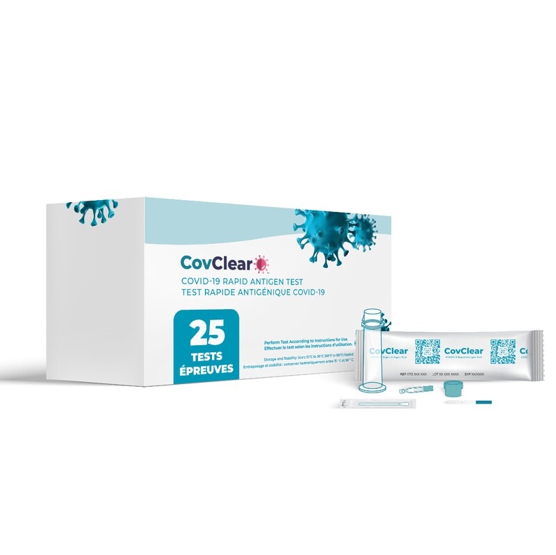 CovClear COVID-19 Rapid Antigen Test 25 Pack