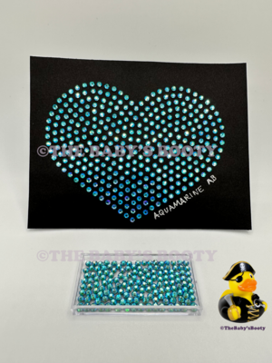 250 Gross Hotfix Aquamarine AB Rhinestones