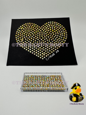 250 Gross Hotfix Citrine AB Rhinestones