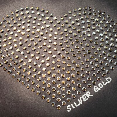 250 Gross Metalites Silver Gold Hotfix Rhinestones