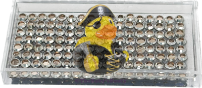 250 Gross Metalites Silver Lt Topaz Hotfix Rhinestones