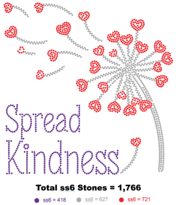 Spread Kindess SS6 11.40Hx11.40W