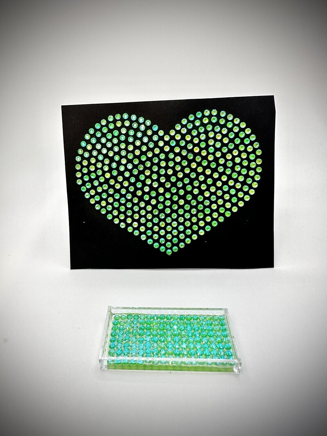 250 Gross Hotfix NEON Green AB Rhinestones