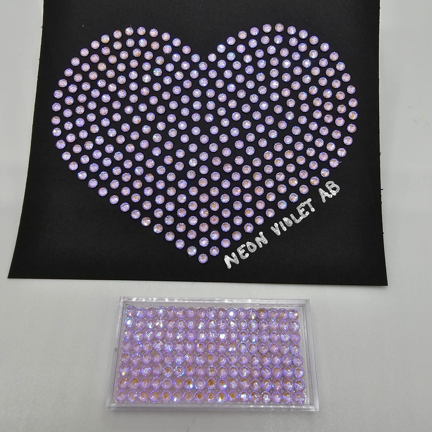 250 Gross Hotfix NEON Violet AB Rhinestones
