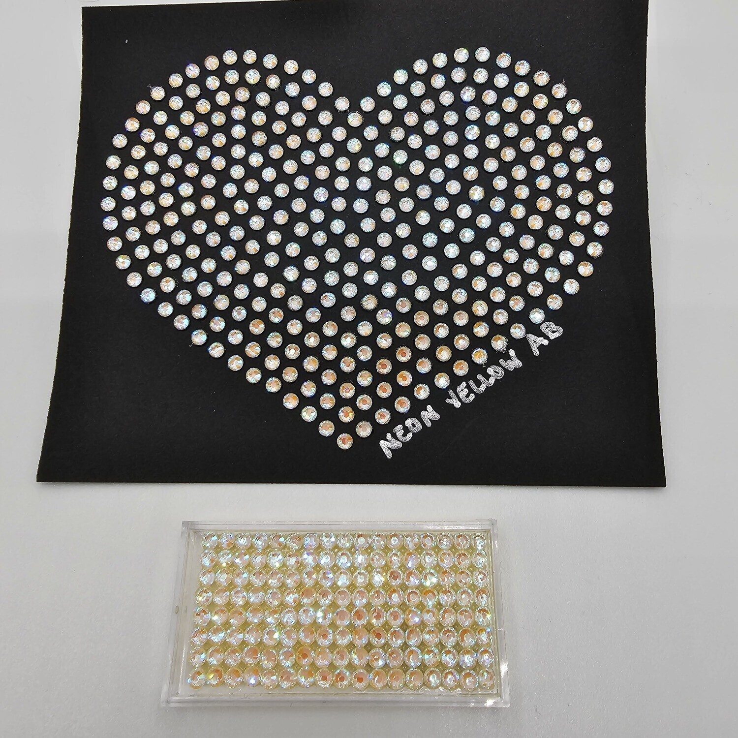 250 Gross Hotfix NEON Yellow AB Rhinestones