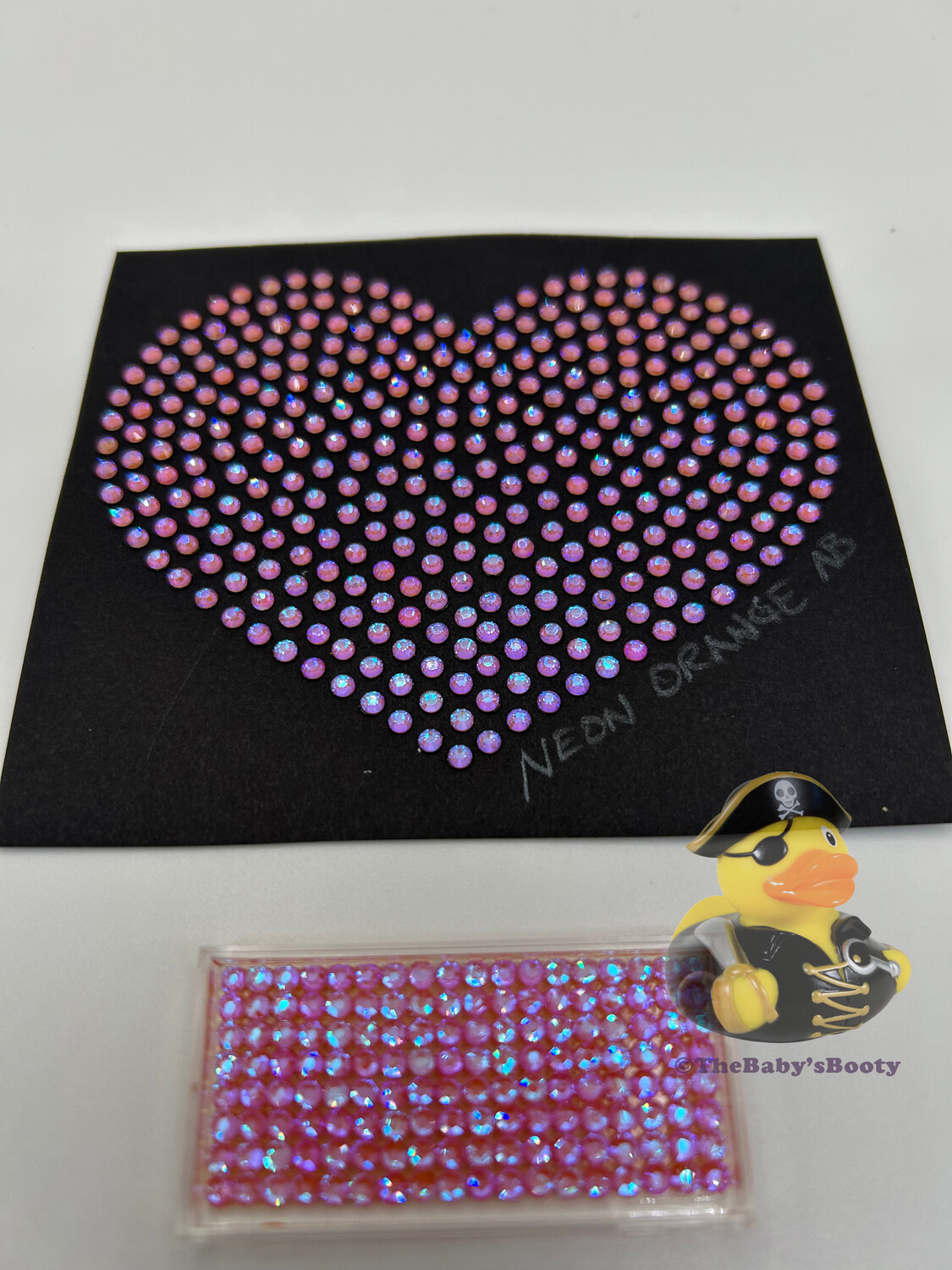 250 Gross Hotfix NEON Orange AB Rhinestones