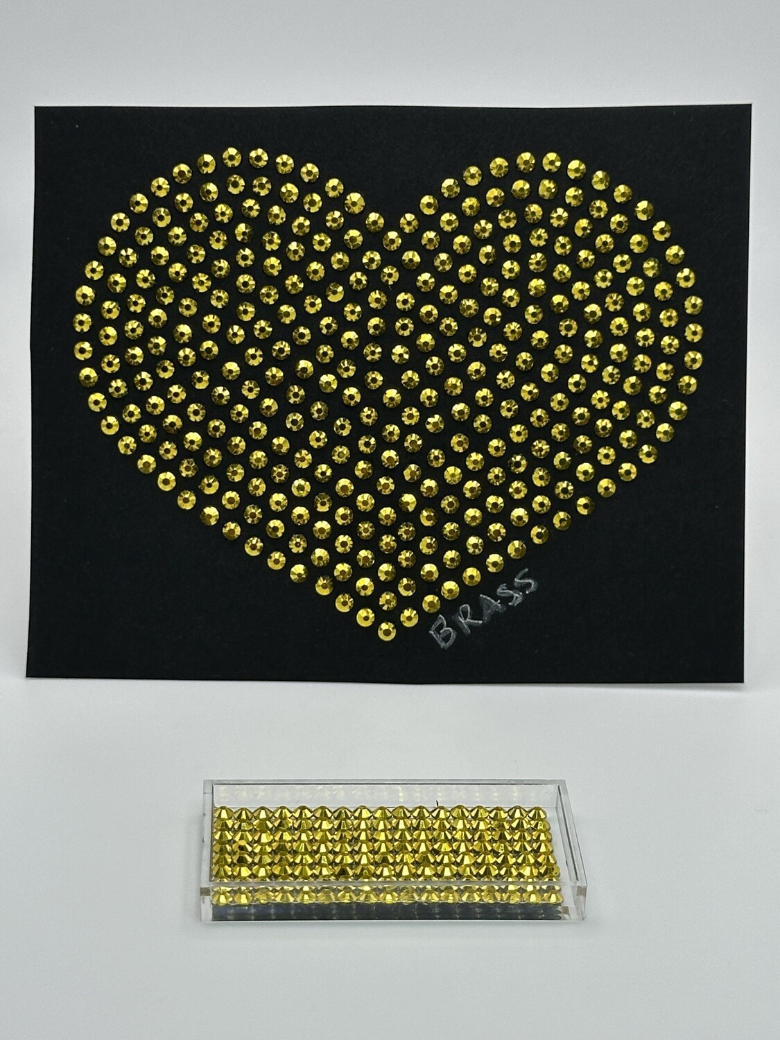 250 Gross Hotfix Brass Rhinestones