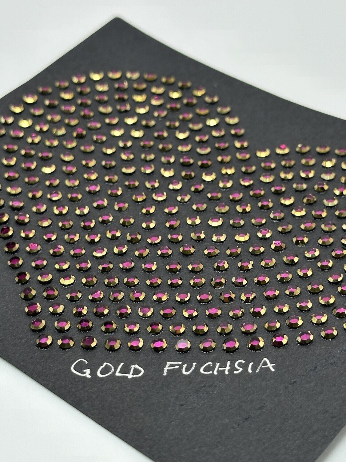 250 Gross Metalites Gold Fuchsia Hotfix Rhinestones