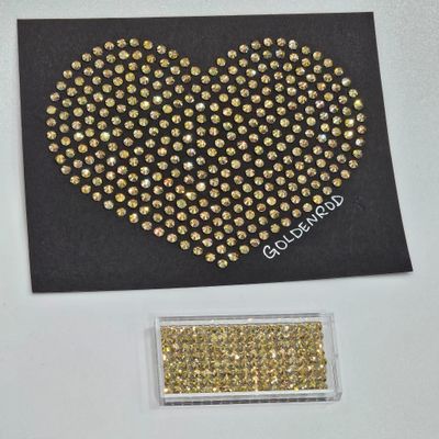 250 Gross Hotfix Goldenrod Rhinestones