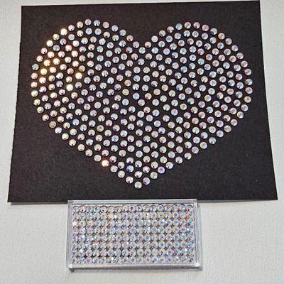 250 Gross Hotfix Snowflake Rhinestones