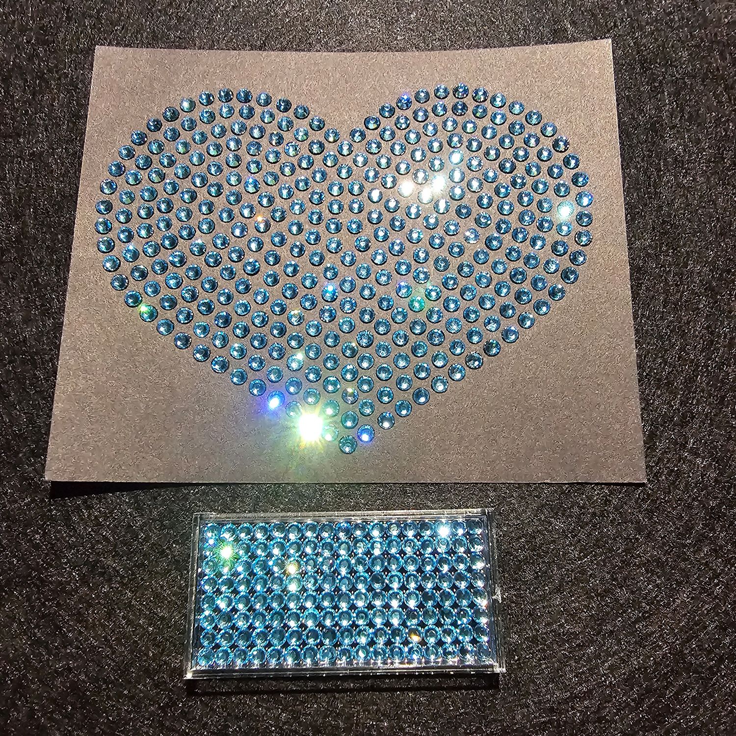 250 Gross Hotfix ICY Turquoise Rhinestones