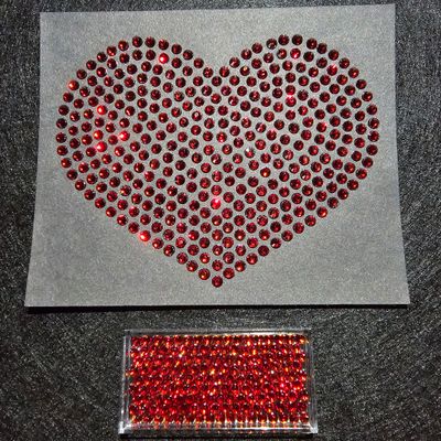 250 Gross Hotfix ICY Crimson Rhinestones